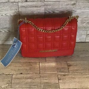 NWT Draper James RSVP Red Crossover Bag